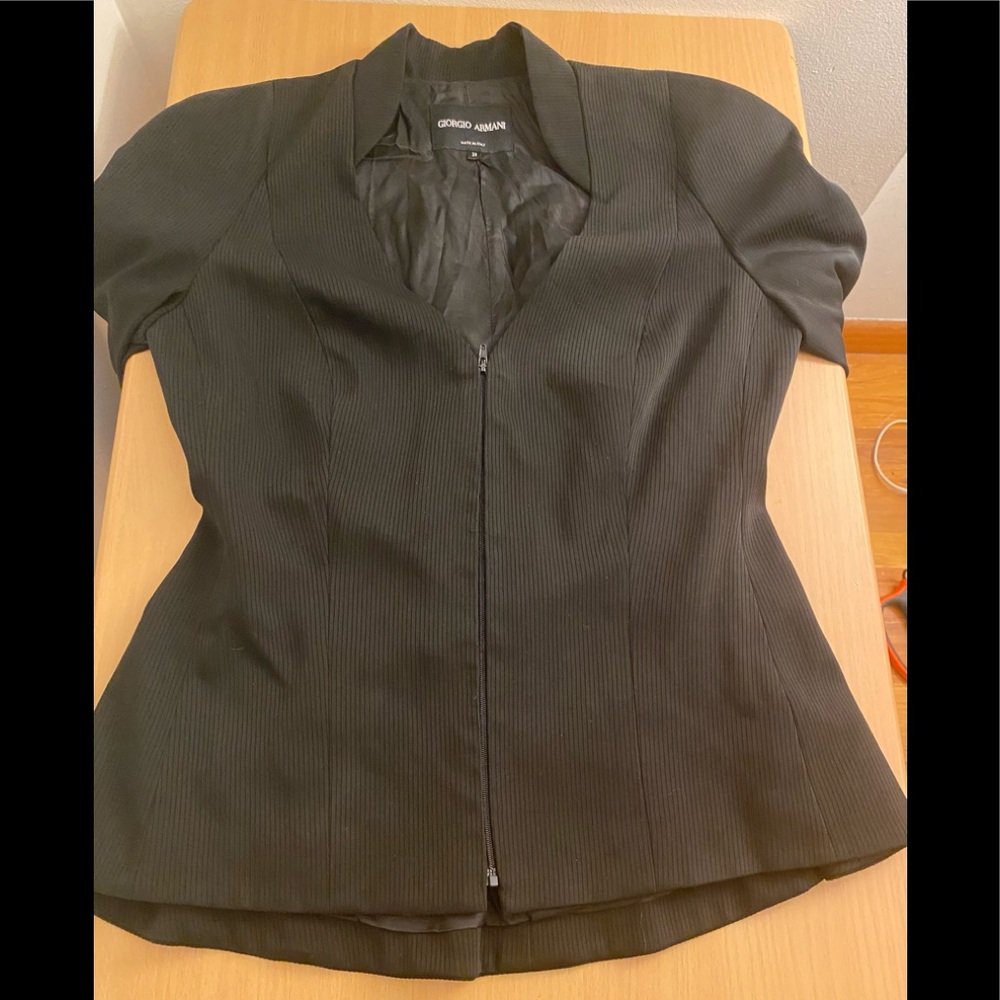 2 Piece Black  Giorgio Armani Women Skirt Suit *Price Negotiable*